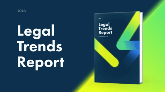 The cover of the 2023 Legal Trends Report.