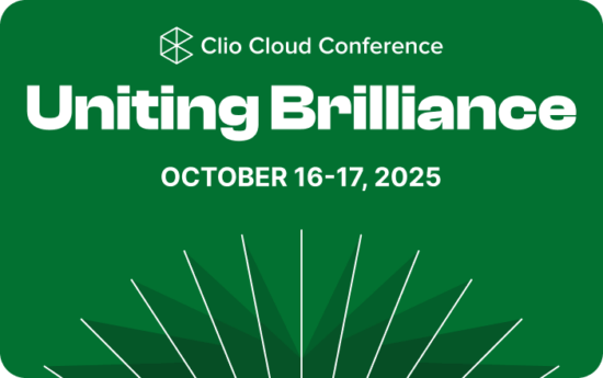 Banner for ClioCon: Uniting Brilliance, October 16-17, 2025.