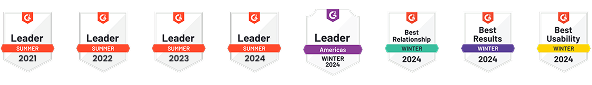 G2 Award logos