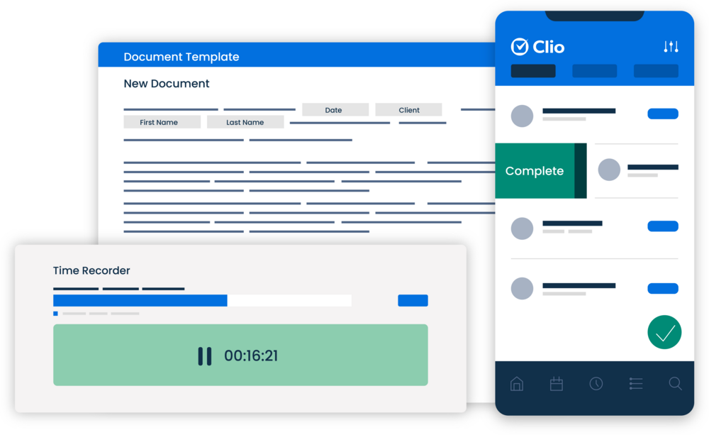 Time Recorder Mobile App & Document Template crop