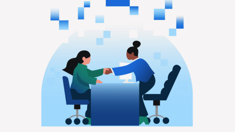 A lawyer interviewing at a law firm