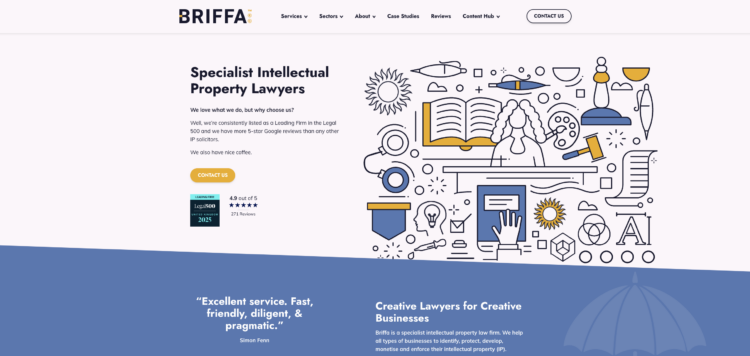 Briffa law firm website
