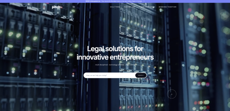 Pitch Law website