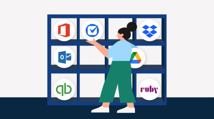 Illustration of different legal software integrations