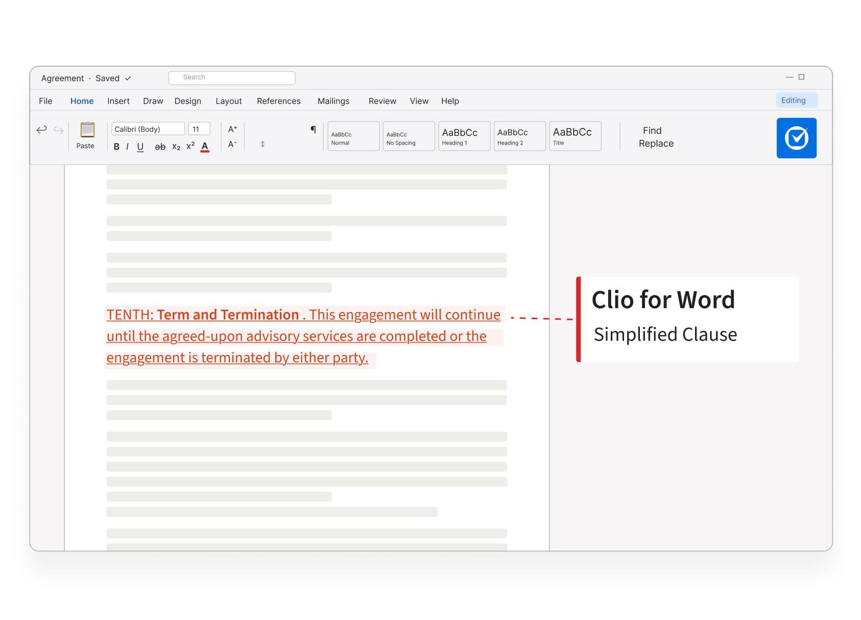 Clio for Word Full Screen April Release Report