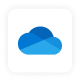 Microsoft OneDrive logo.