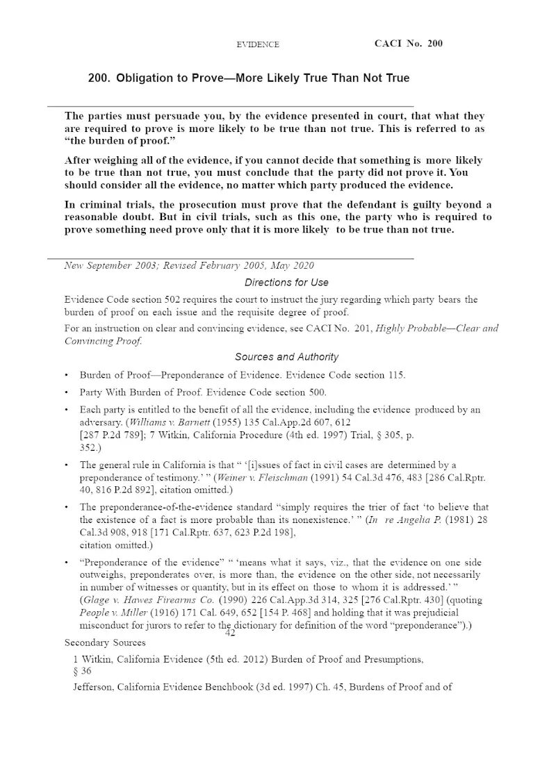 Obligation to Prove