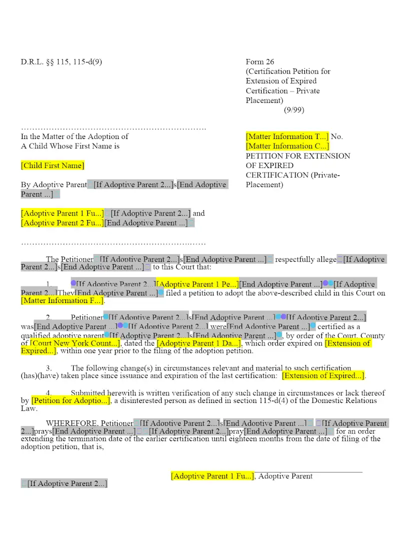 Petition for Extention of Expired Certification (26)