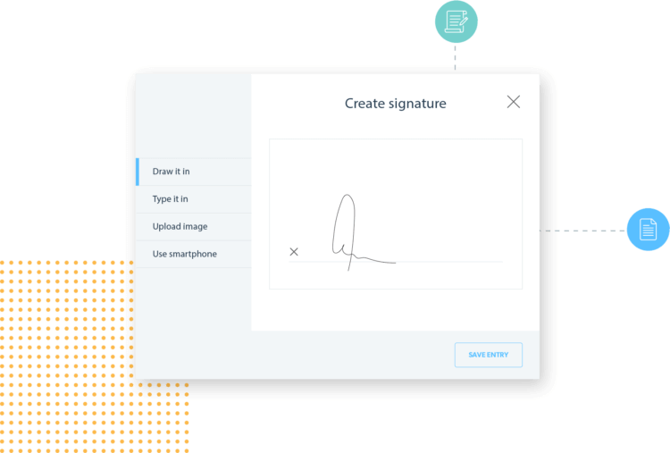 Create your online signature by drawing or typing for legally binding e-signatures on documents in Clio.