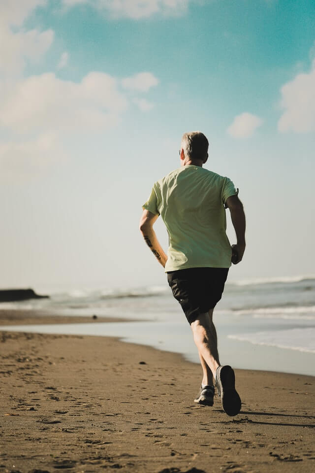 man running