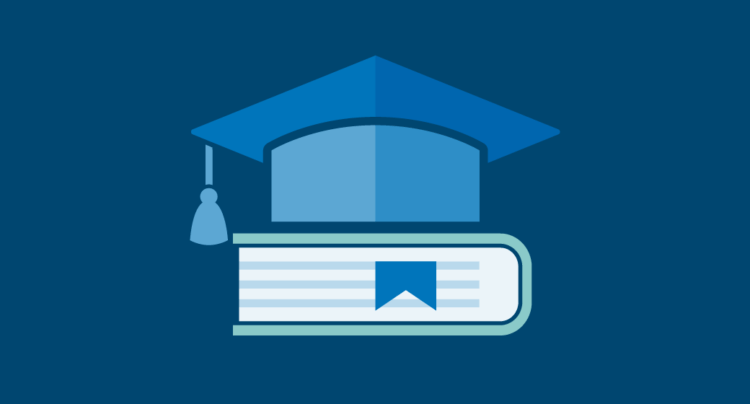 Hat on textbook