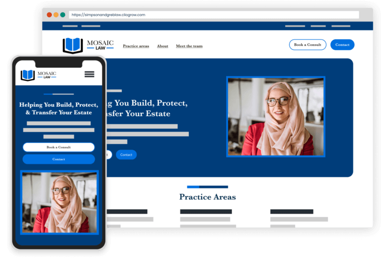 Clio Grow - Criminal Defense Attorney Website Design