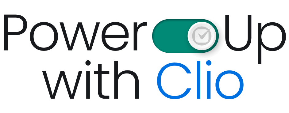 Logo NA Power Up with Clio logo