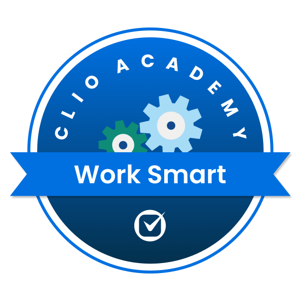 Clio Academy - Work Smart Badge