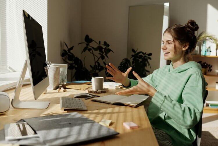 Image of legal engineer meeting remotely with law firm