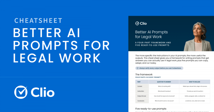 Better AI prompts Cheat Sheet Legal AI Accelerator Resources Meta Image