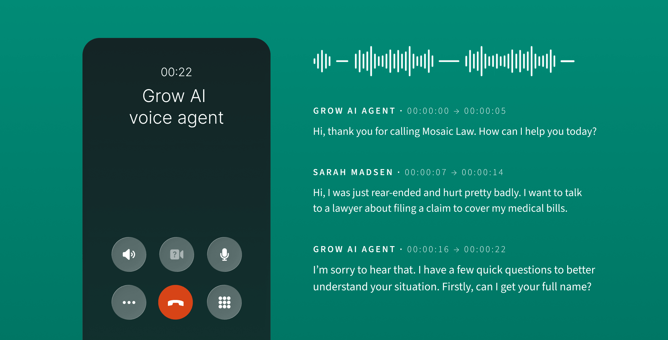 Grow AI - Attract, assess, and acquire clients around the clock - Desktop