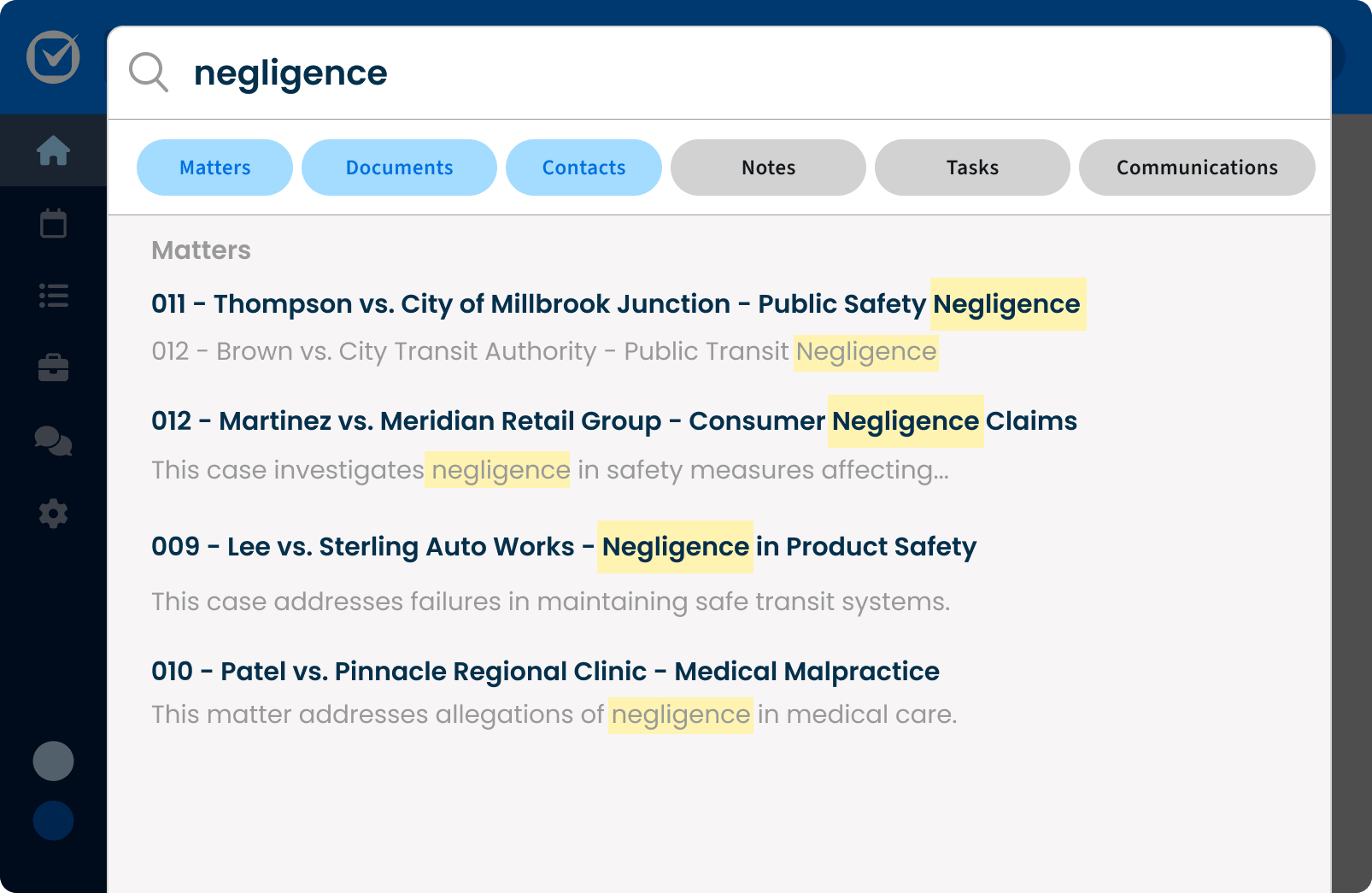 Simplified Product UI Search Bar Improvements in Manage