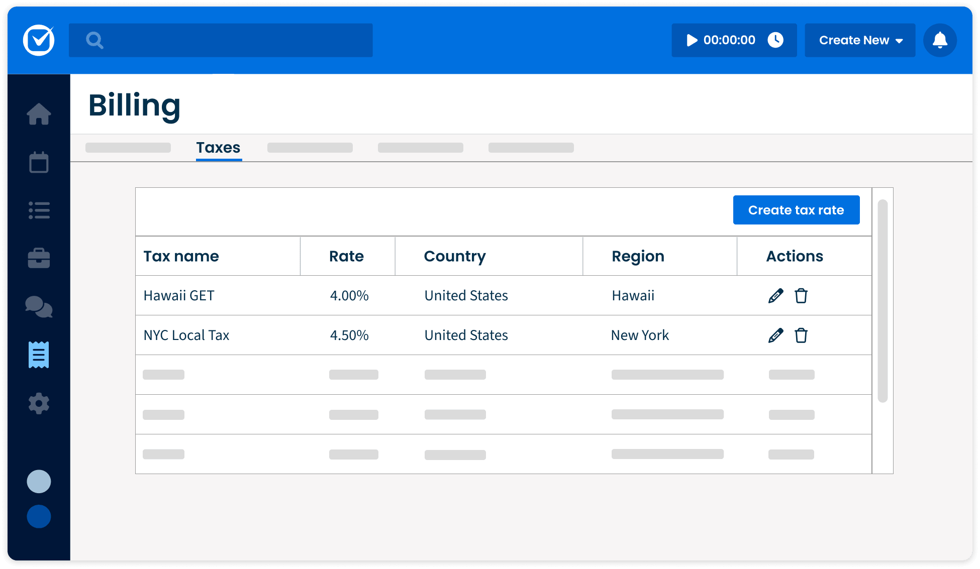 Apply the right tax rate to every invoice